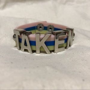 COPY - BCBGeneration “Taken” Affirmation Bracelet